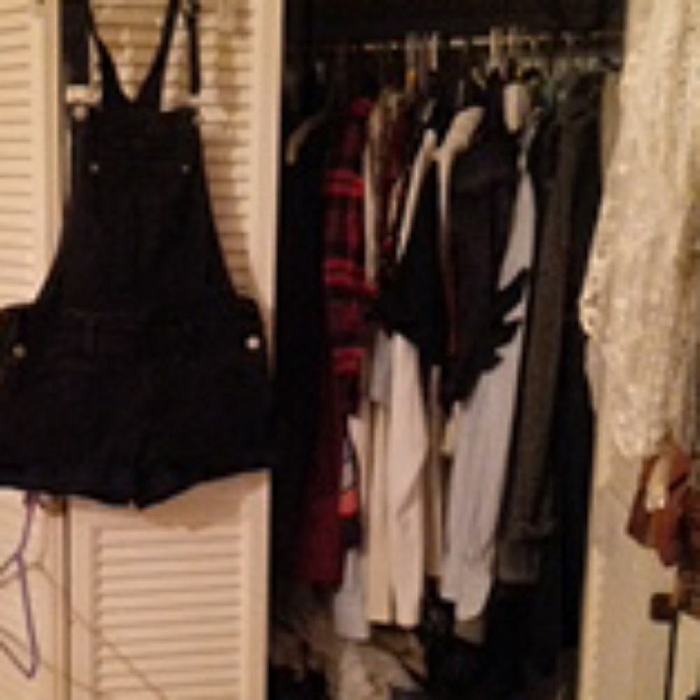 Overall  jean shorts